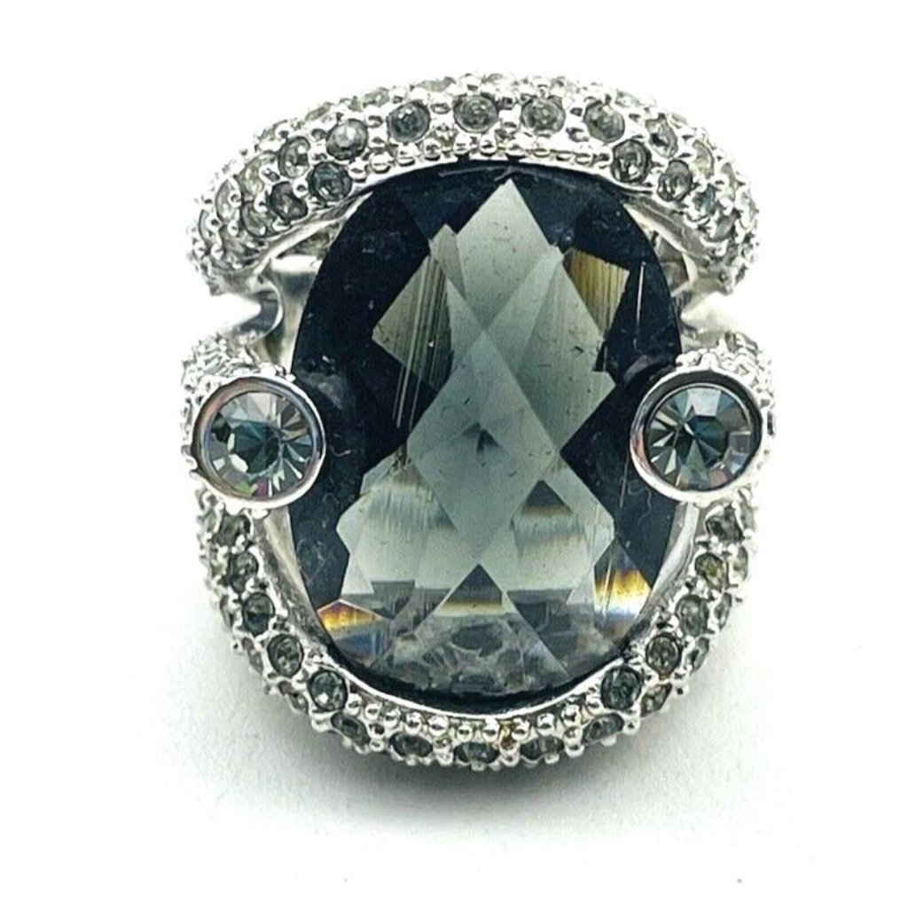Abs By Allen Schwartz ABS By Allen Schwartz Purple Black Large Stone Crystal